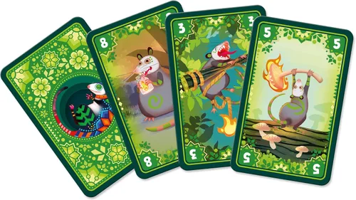 Miniatura 4 de HeidelBÄR Games Tails on Fire, un juego de cartas interactivo para 2-6 jugadores donde elegir las mejores 3 cartas en una ronda se convierte en un