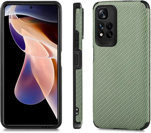 Miniatura 30 de Funda para Redmi Note 11 4G, funda para Redmi Note 11 4G con funda de teléfono 2 en 1, color amarillo