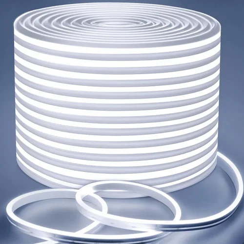 Miniatura 12 de Lamomo - Tira de luces LED RGB de neón, 16.4 pies de luces de cuerda LED de neón con control remoto por aplicación, sincronización de música