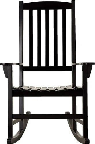 Miniatura 4 de Cambridge Casual Silla mecedora Bentley de madera maciza, color negro