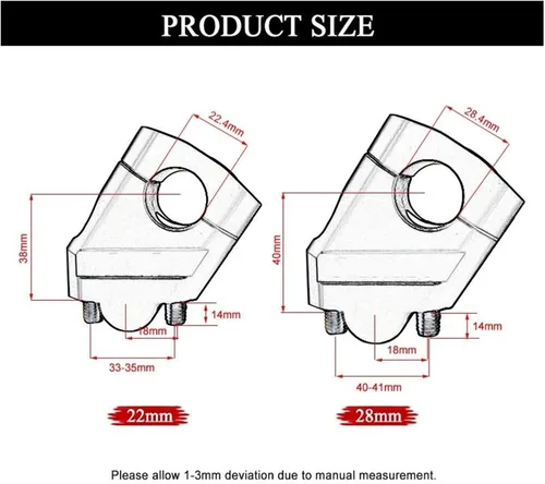 Miniatura 4 de Barra elevadora de manillar para B&enelli TRK502 TRK520X para TRK 502X para TRK 502 X para TRK 502 2020 2021 Manillar de motocicleta Montaje