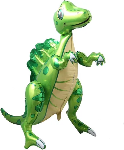Miniatura 11 de Globos de dinosaurio de pie con diseño de tiranosaurio para fiesta de cumpleaños, baby shower. Kit de decoración de suministros inflables