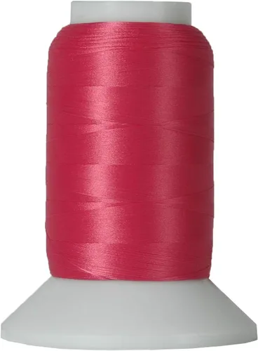 Miniatura 26 de Hilo elástico lanudo de Threadart para serger - Bobinas de 1000 m - Hilo de nailon para traje de baño, lencería, tejidos - Negro - Color 9228