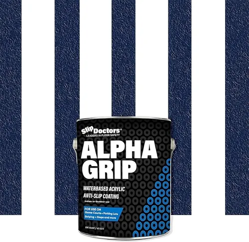 Miniatura 15 de Alpha Grip Pintura Antideslizante para Concreto y Asfalto – Revestimiento Antideslizante Ideal para Marcar Estacionamientos, Patios de Juegos y Negro