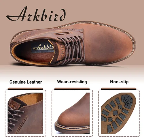 Miniatura 5 de Chukka - Botas a la moda, cómodas y de estilo oxford casual, al tobillo, botas con cordones