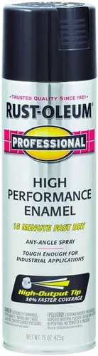 Miniatura 33 de Rust-Oleum 7587838-3PK - Pintura en aerosol esmaltada profesional de alto rendimiento, 15 onzas, gris maquina oscuro brillante, paquete de 3 Brillo