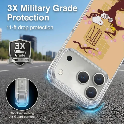 Miniatura 508 de Carcasa de gel para iPhone 7 Plus/iPhone 8 Plus, diseño de Snoopy Oriental de Peanuts, Badges