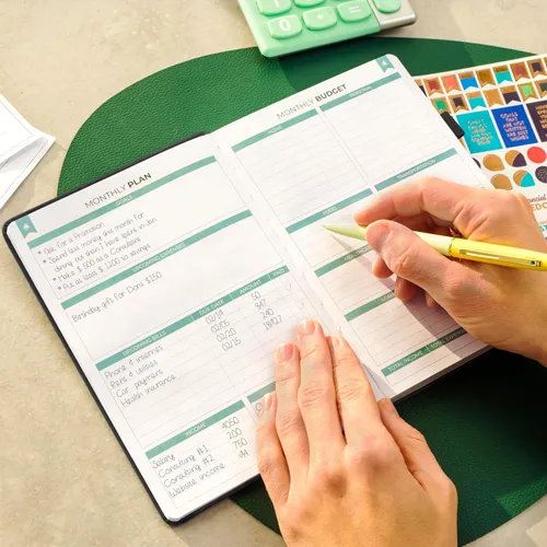 Miniatura 6 de Clever Fox Budget Book 2.0 - Planificador de presupuestos simple para principiantes - Cuaderno financiero con seguimiento de gastos de dinero, Negro