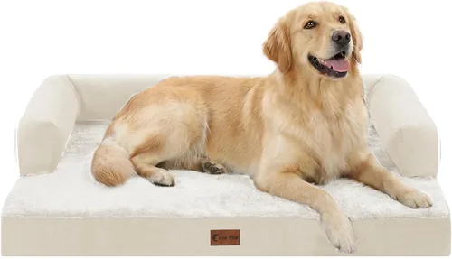 Miniatura 55 de Camas Ortopédicas para Perros de Tamaño Grande, Espuma de Celdas Impermeables tipo Huevera, Camas tipo Sofá para Perros Medianos para Jaula 35x22