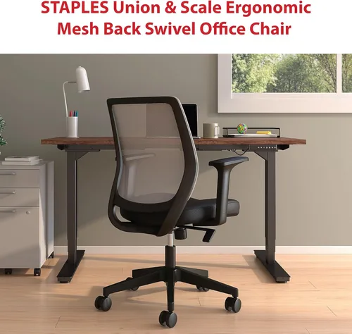 Miniatura 7 de Staples Silla ergonómica de malla, ergonómica, altura ajustable, giratoria