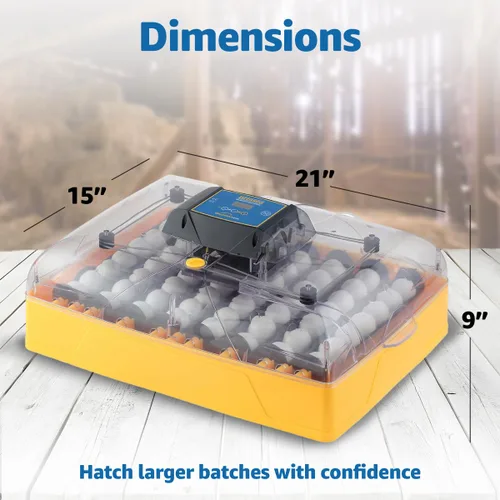 Miniatura 9 de Brinsea Ovation 56 EX Incubadora de Huevos con Control Automático de Humedad y Giro de Huevos para Incubar 56 Huevos de Gallina, Pato, Otros Huevos