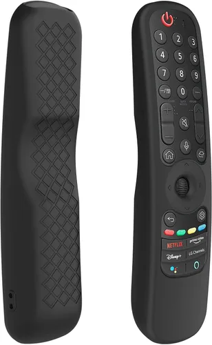 Miniatura 7 de LEFXMOPHY MR21GC - Funda de repuesto para LG AN-MR21GA / AN-MR21GC Magic Remote Control w/NFC (2021), funda de silicona azul que brilla en la Azul