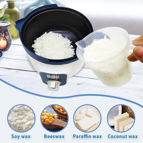 Miniatura 5 de Olla de fusión digital de velas con boquilla, derretidor de cera eléctrico con control de temperatura de 80 a 210 °F para hacer velas, fabricación