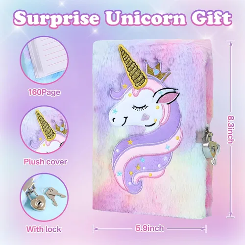 Miniatura 3 de 64 piezas de juguetes de regalos de unicornio para niñas, juguetes para niños de 5, 6, 7, 8, 9, 10+ años, regalos de Halloween, Acción de Gracias