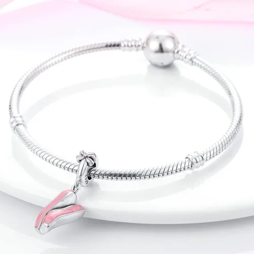 Miniatura 155 de MULA - Dijes de plata de ley 925 para pulseras y collares, colgantes de letras para la familia, cuentas de viaje en avión, dijes de árbol