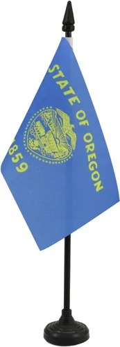 Miniatura 99 de Bandera de mesa de Colorado de 4 x 6 pulgadas, bandera de escritorio del estado de Colorado de EE. UU., 5.9 x 3.9 in, palo y base de plástico negro