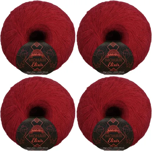 Miniatura 65 de JubileeYarn Mohair Elixir Yarn - 50g/Skein Baby Wool Blend - Cosmopolitan - 1 Skein