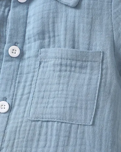 Miniatura 5 de Conjunto de ropa de verano para bebé y niño, camiseta de manga corta de algodón, pantalones cortos de dinosaurios, conjunto de ropa para niño