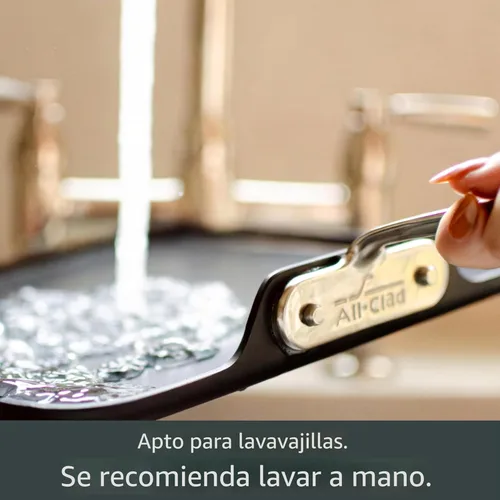 Miniatura 7 de All-Clad HA1 - Plancha antiadherente anodizada dura de 13x20 pulgadas apta para horno y parrilla, 500F, ollas y sartenes, utensilios de cocina