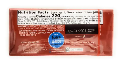 Miniatura 2 de Choceur Barras de chocolate negro rico 1.4oz/40g paquete múltiple (20 barras)