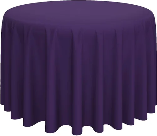 Miniatura 23 de Lann's Linens - 10 manteles redondos de tela de poliéster para bodas/banquetes/restaurantes (varios colores y tamaños)