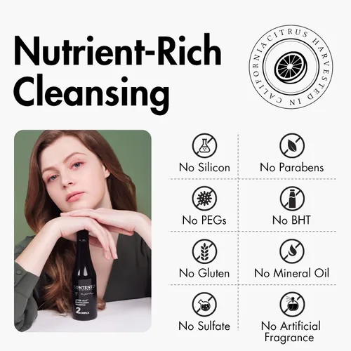 Miniatura 3 de Champú espesante de biotina Para cuero cabelludo seco y cabello adelgazante Champú purificador para reparar y fortalecer el cuero cabelludo