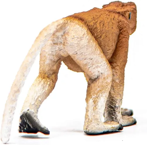 Miniatura 7 de Schleich Wild Life - Figura realista de mono Proboscis – Auténtico y altamente detallado juguete de animales salvajes, duradero para la educación