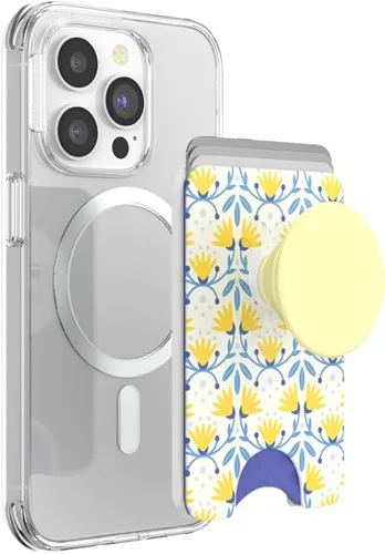 Miniatura 12 de Cartera para teléfono PopSockets con soporte expandible, tarjetero para teléfono - Nubes rosas Rosa (Pink Clouds)