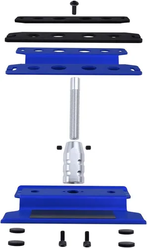 Miniatura 5 de Estación de trabajo de reparación de soporte de trabajo de aluminio para auto y camión a control remoto, rotación de 360 grados, herramientas
