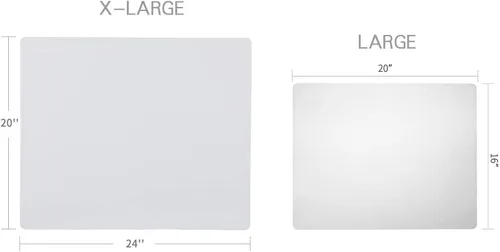 LONGFITE Tapete de silicona para hornear para pasta rodante, tapete grande antiadherente y antideslizante, resistente al calor, protector de Gris 2