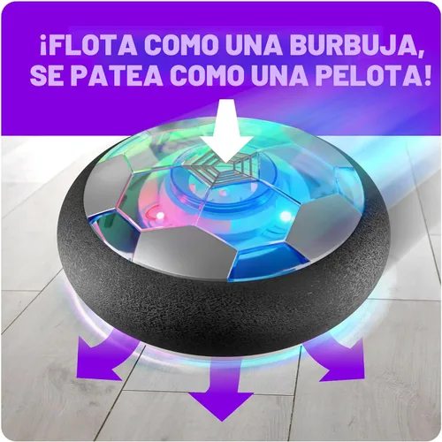Miniatura 2 de Ninja Blast Hover - Pelota de fútbol iluminada, regalo de cumpleaños para niños, juegos de juguetes de interior, regalos para niños de 5, 6, 7, 8