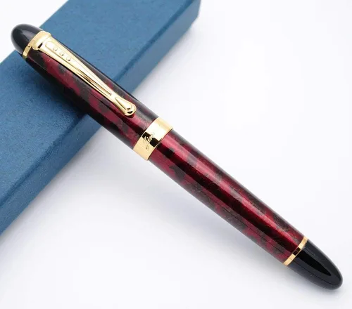 Miniatura 10 de JINHAO X450 - Pluma estilográfica con punta M (negro brillante)