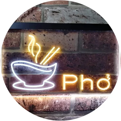 Miniatura 19 de ADVPRO Pho - Letrero de neón LED de doble color, para restaurante, fideos vietnamitas, azul y rojo, 12 x 8.5 pulgadas, st6s32-i0459-br