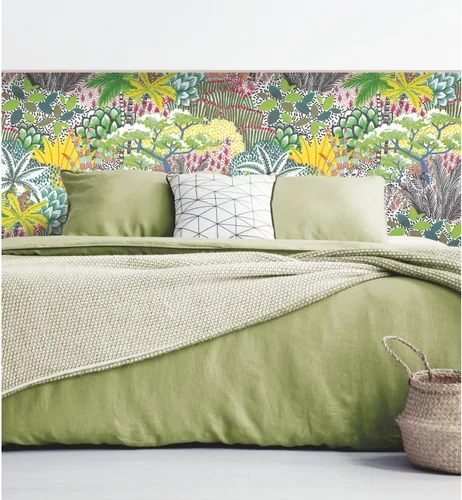 Miniatura 7 de RoomMates Tamara Day RMK12532RL - Papel tapiz autoadhesivo amarillo Jungle Vibe