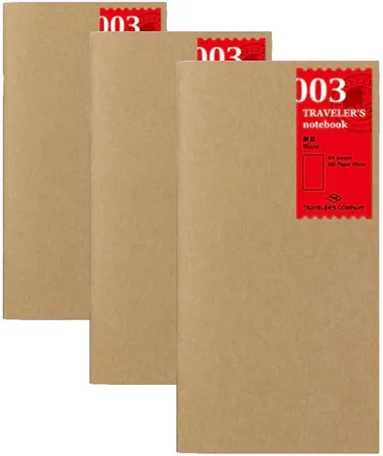 Miniatura 10 de Midori Cuaderno del viajero (Recarga 003) en blanco