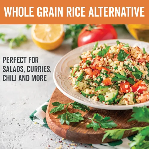 Miniatura 5 de Viva Naturals Quinoa orgánica, 4 libras – Grano entero prelavado, proteína vegetal, USDA orgánico, sin gluten, sin OMG, vegano, sustituto de arroz