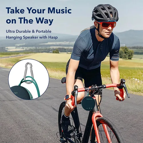 Miniatura 7 de Altavoz Bluetooth Monster, Altavoz de Ducha IPX8 Impermeable, Bluetooth 5.4 con Sonido HD Fuerte y Graves Robustos, Tiempo de Reproducción Extra