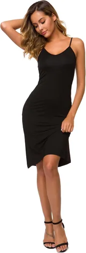 Miniatura 3 de Vestido largo con tirantes delgados para mujer
