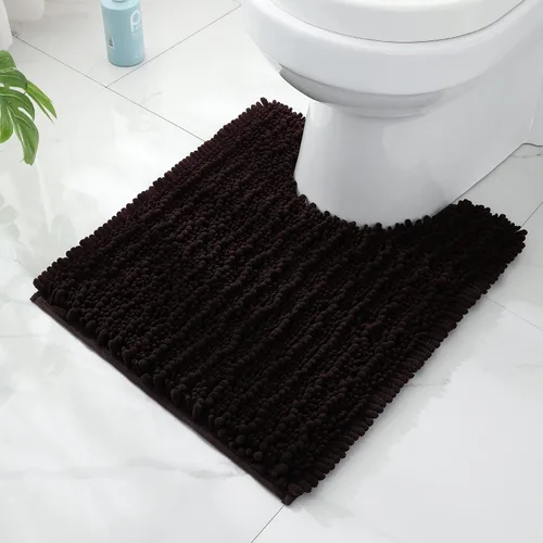 Miniatura 16 de FLOLEOPA Alfombras de Baño de Microfibra de Felpa Suave, Alfombras de Baño Absorbentes Antideslizantes Lavables a Máquina, Tapetes de Baño para Beige