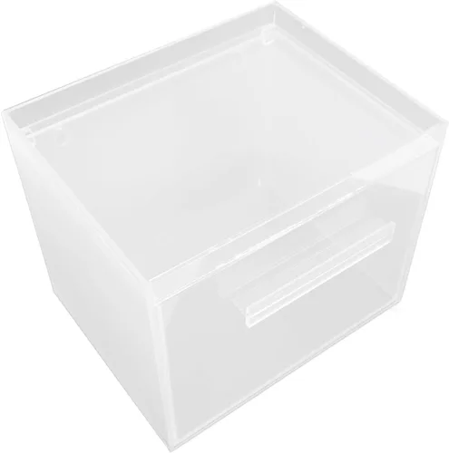 Miniatura 7 de Pilipane Caja de almacenamiento para toallas faciales, contenedor de acrílico para toallas faciales con cajón para tocador de baño