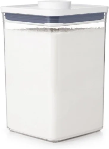 Miniatura 16 de OXO Good Grips POP - Recipiente hermético de almacenamiento de alimentos - Caja Grande Mini 1.1 Qt Ideal para bolsitas de té, suministros de Blanco