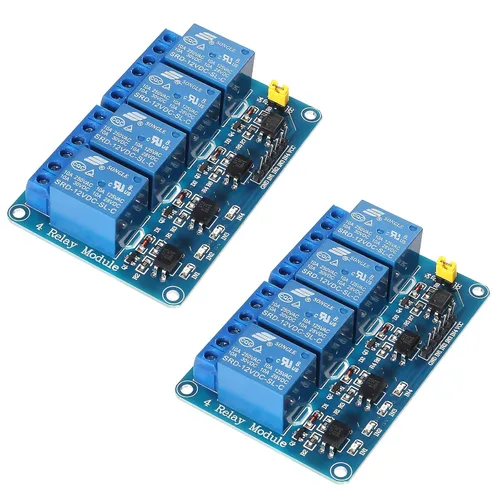 Miniatura 14 de Módulo de relé de estado sólido de 6 piezas, disparador de nivel alto/bajo, 5V, 2 canales para equipos de automatización de control