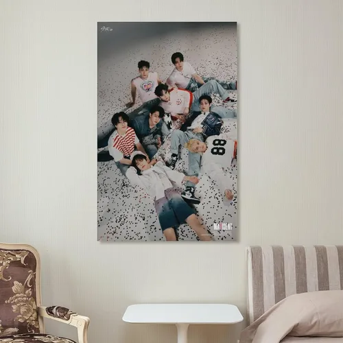 Miniatura 7 de K-pop Artist Poster Stray Kids Maxident Case 143 Ver. 3rd Teaser Prints Painting Nordic Decoration Living Room Home Decor 24x36inch(60x90cm)