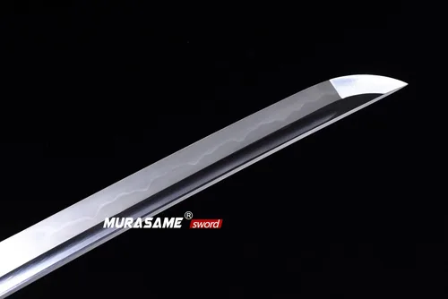 Miniatura 6 de MURASAME Katana Sword T10 - Maquinilla de afeitar de acero templado de 41 pulgadas, hoja afilada, espiga completa hecha a mano Dragón amarillo