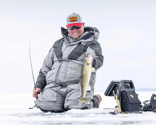 Miniatura 5 de Northland - Cuchara de sonajero de pesca en hielo, varios tamaños y colores para lucioperca, perca, panfish y trucha