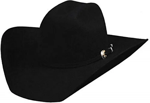 Bullhide Montecarlo Colección de fieltro Kingman 4x - Sombrero de vaquero occidental de lana de primera calidad, unisex, para adultos, ala de 4
