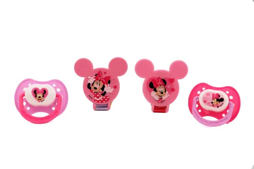Miniatura 8 de Disney Cudlie Mickey Mouse - Paquete de 4 Chupones para Bebé Niño con Estampado de Gran Estrella