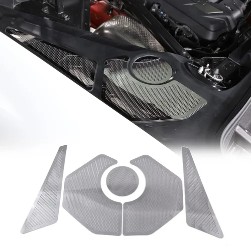 Miniatura 9 de Cubierta del panel lateral del motor compatible con Chevrolet Corvette C8 2020-2026, cubiertas traseras del motor, accesorios de decoración