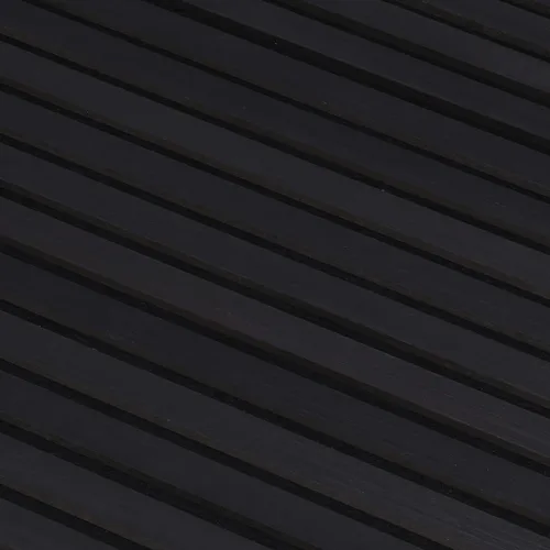 Miniatura 6 de Paneles de pared de listones de madera de ébano, paneles acústicos modernos oscuros para decoración del hogar, 47 x 24 pulgadas, paquete de 4