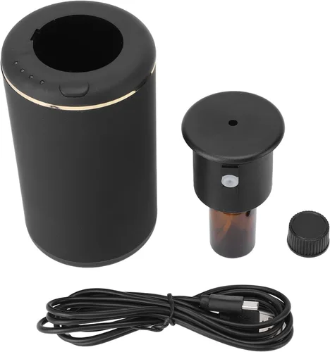 Difusor de coche para aceites esenciales de 0.3 fl oz de capacidad USB aromaterapia Air ener, diseño compacto portátil, funcionamiento silencioso,